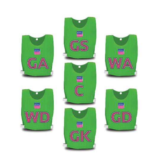 Green "Netball League" Team Bibs