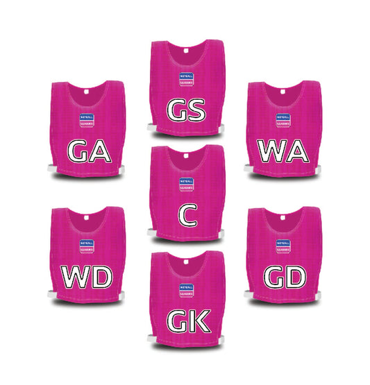 Pink "Netball League" Team Bibs